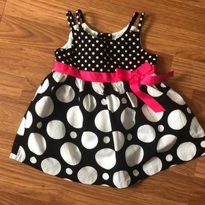 Jessica Ann Polka Dot Dress Infant Girl